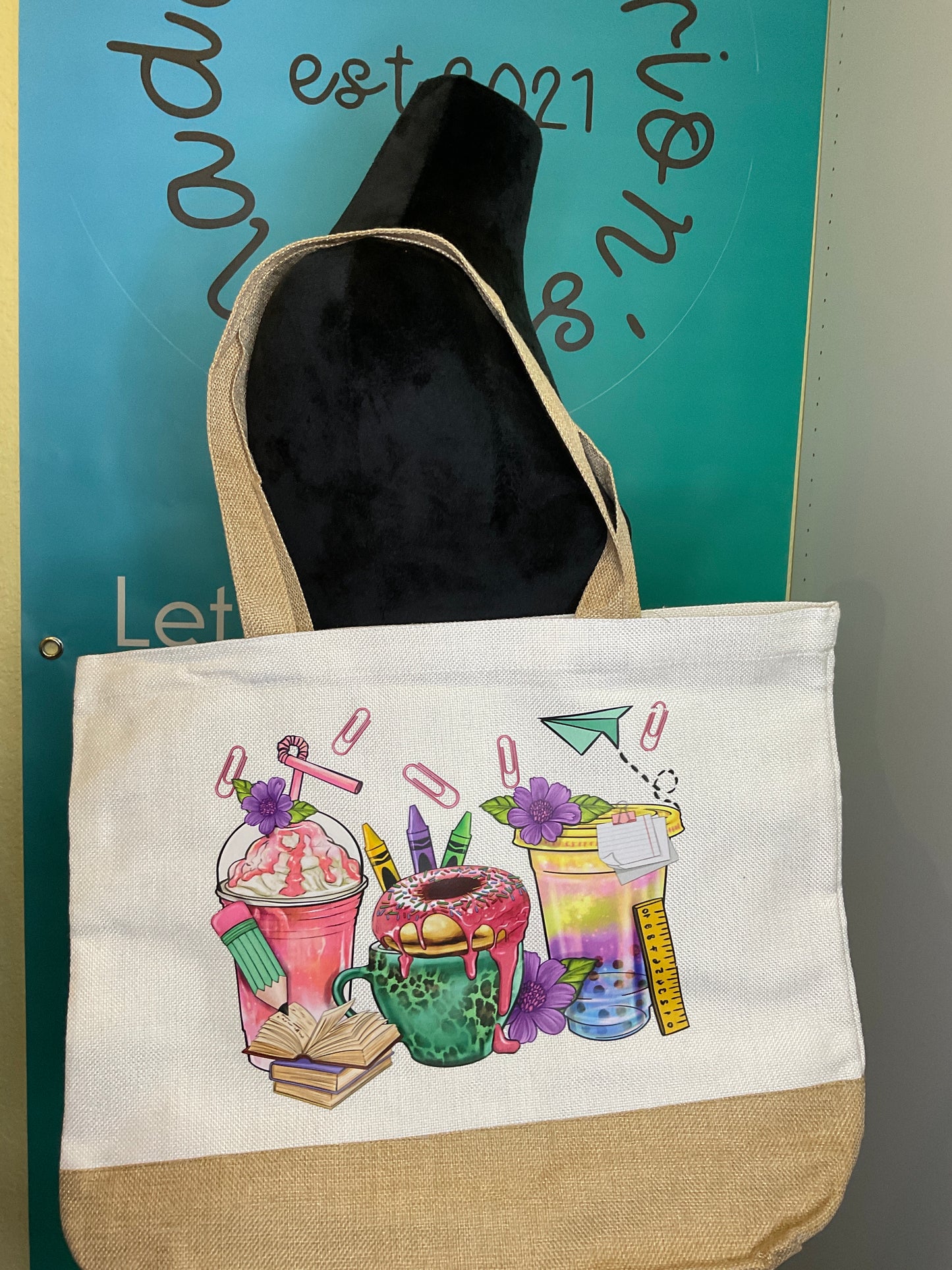 Donuts and Coffee Tote