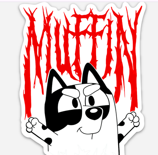 Rock Muffin Sticker