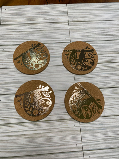 Sloth Coaster Set